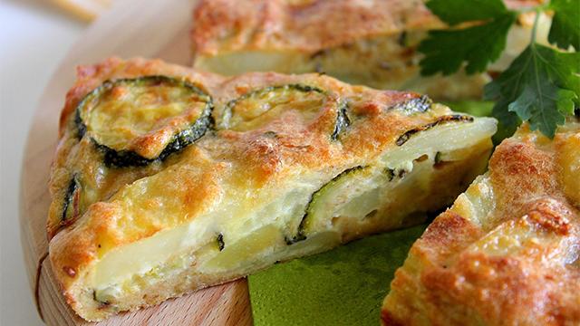 frittata di verdure per dietetici